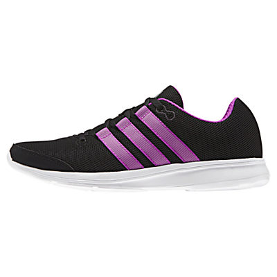 Adidas Lite Runner Women's Running Shoes, Black/Purple Adidas Lite Runner Women's Running Shoes, Black/Purple